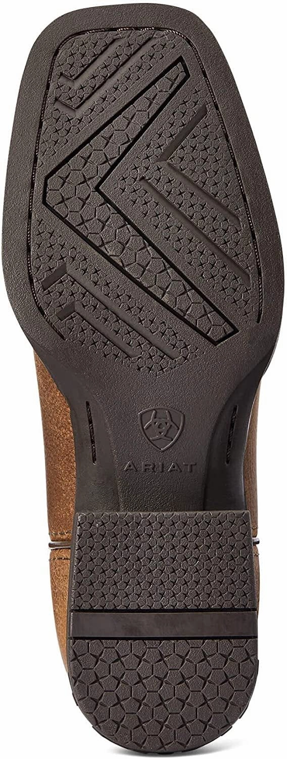 Adidas Handball Shoes Ariat Youth Firecatcher Alflafa Western Boot Wide Square Toe, Distressed Brown