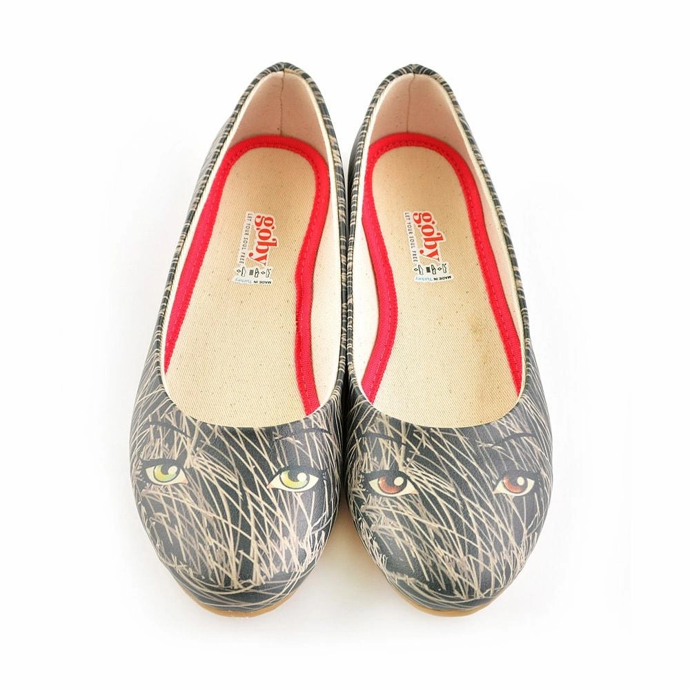 Magical Eyes Ballerinas Shoes 1073 Soft Tone