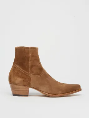 Doctor Boots CLINT ANKLE BOOT IN TOBACCO SUEDE