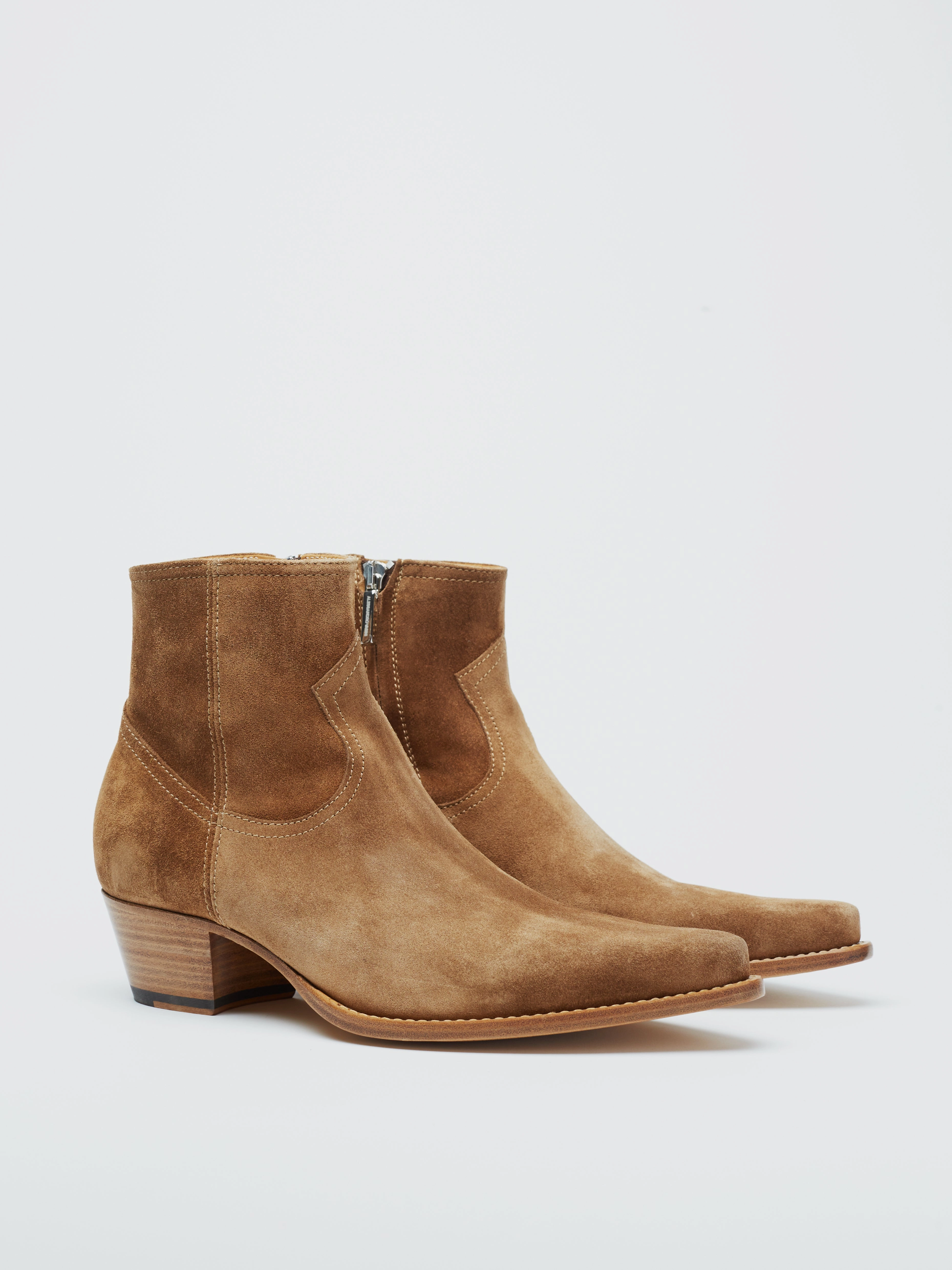CLINT ANKLE BOOT IN TOBACCO SUEDE Work Boots Waterproof