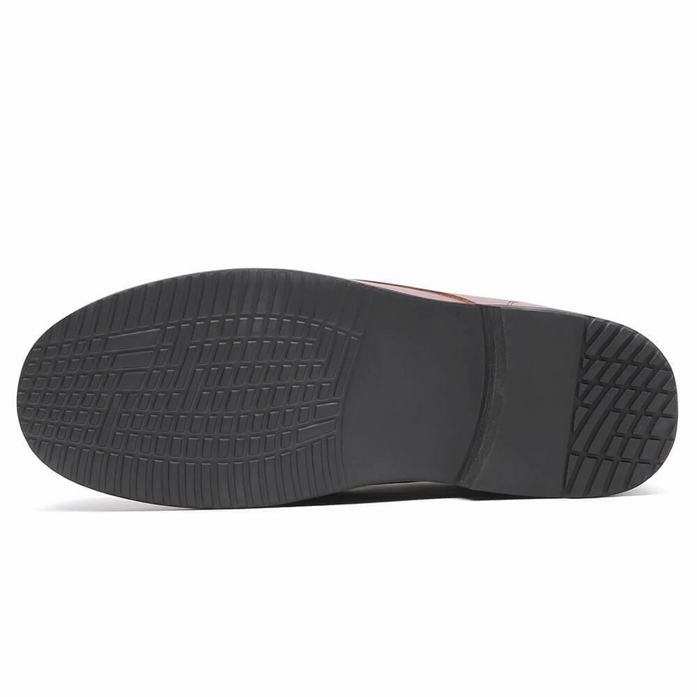 Asics Upcourt 5 Indoor Sport Shoe 15CM / 5.9 Inches Taller - CMR CHAMARIPA Men Taller Shoes Dark Brown Men's Elevator Shoes Leather Business Casual Shoes