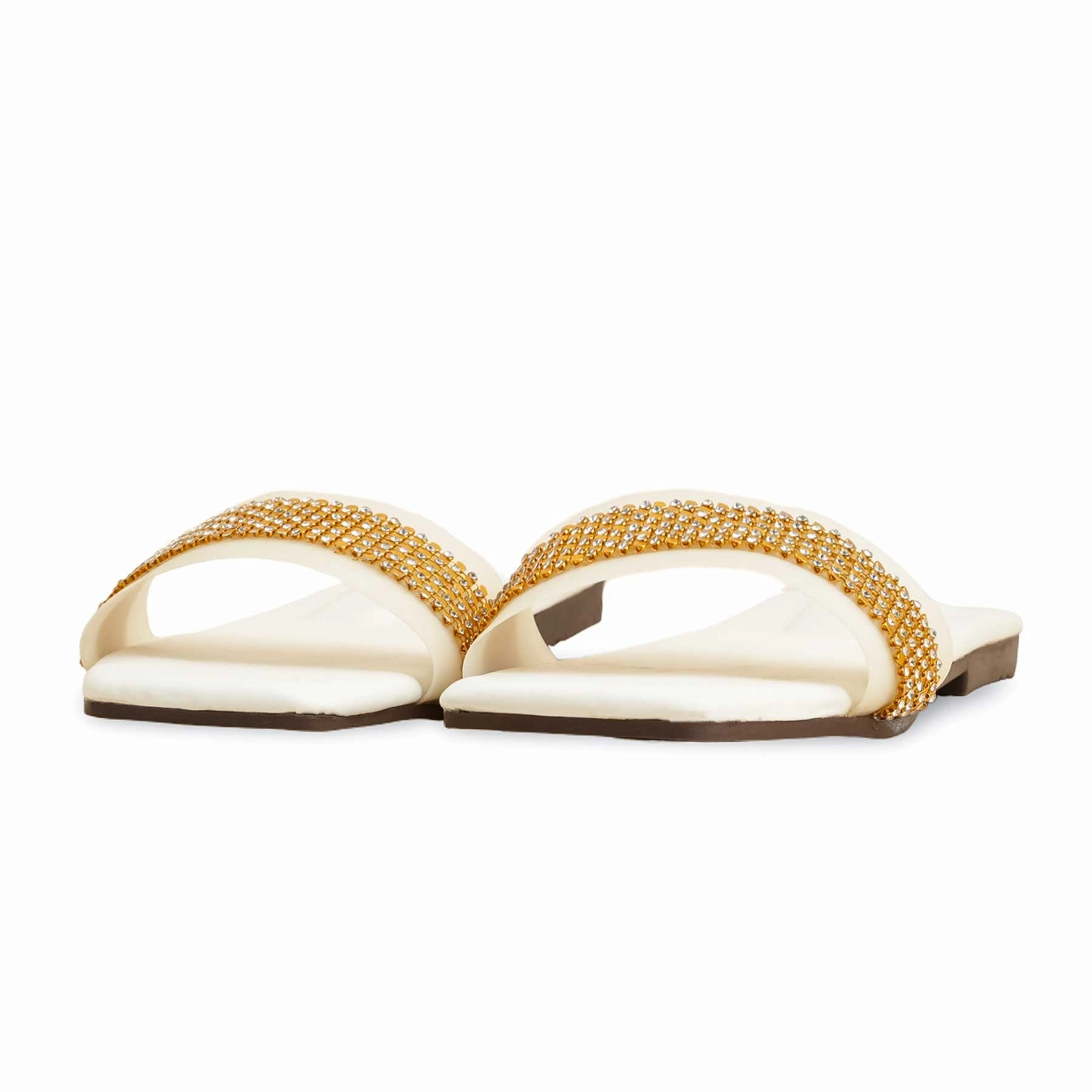 White Casual Slipper CL2056 Ballet Slippers Spa
