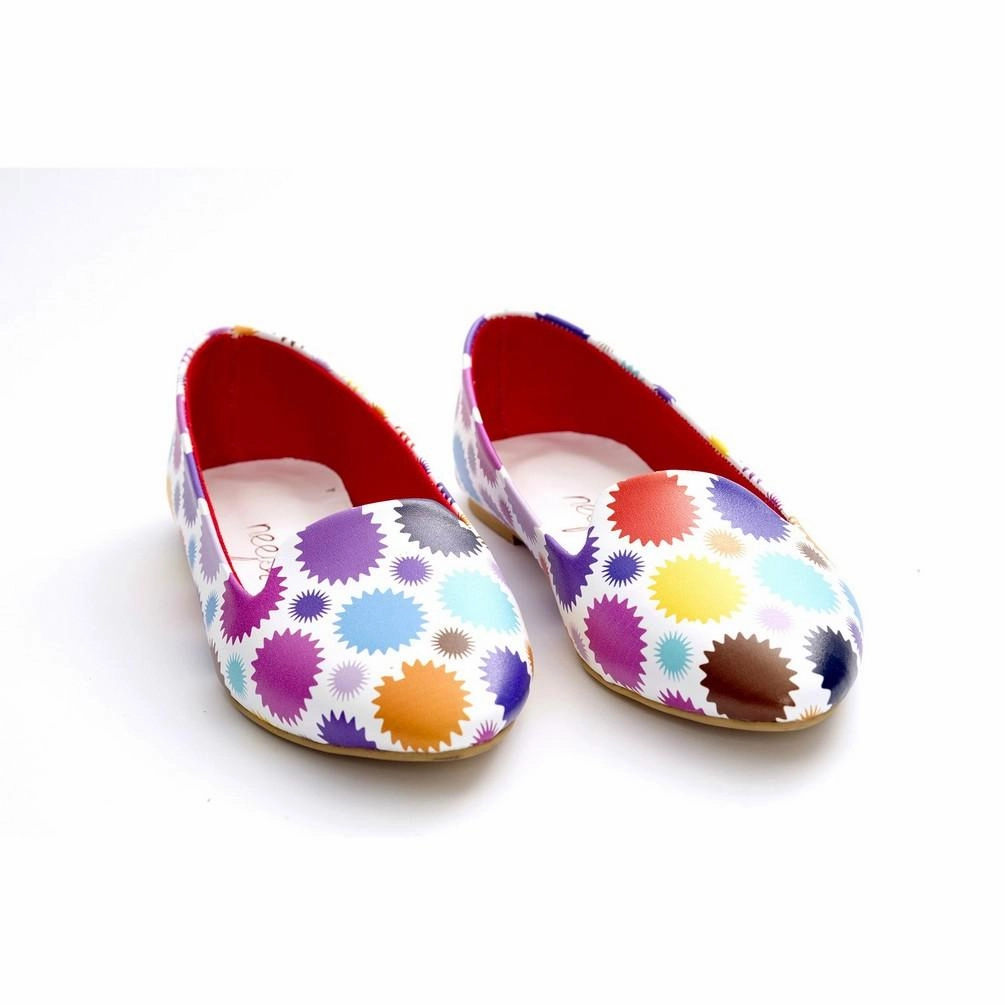Colored Dots Ballerinas Shoes NBL219 Spring Bloom