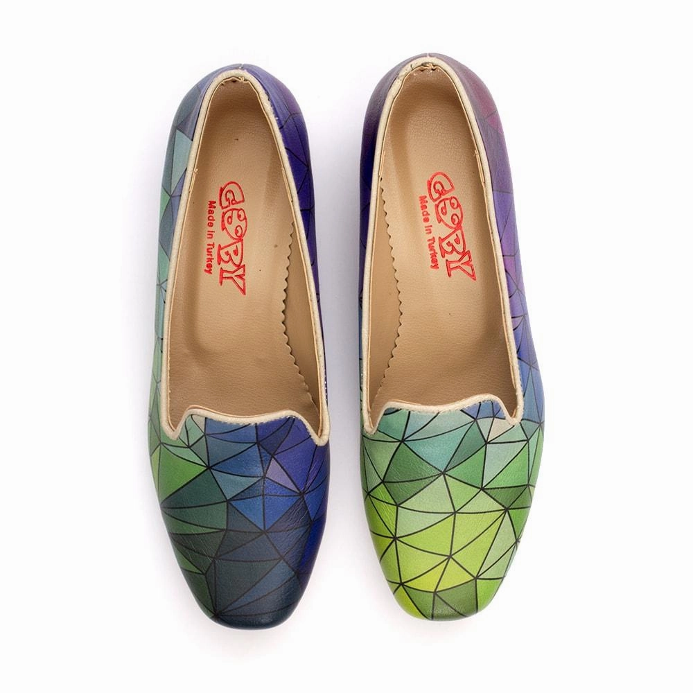 Colored Prismas Career Heel Shoes DB116 Step Tall Long Walk