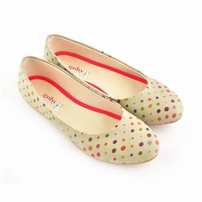 Colorful Spotted Ballerinas Shoes 1059 Wet Grip Fast Track