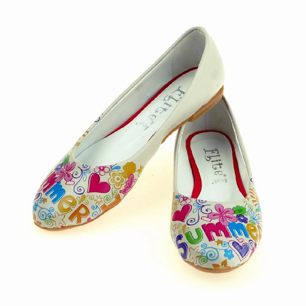 Colorful Summer Ballerinas Shoes 1067 All Comfort