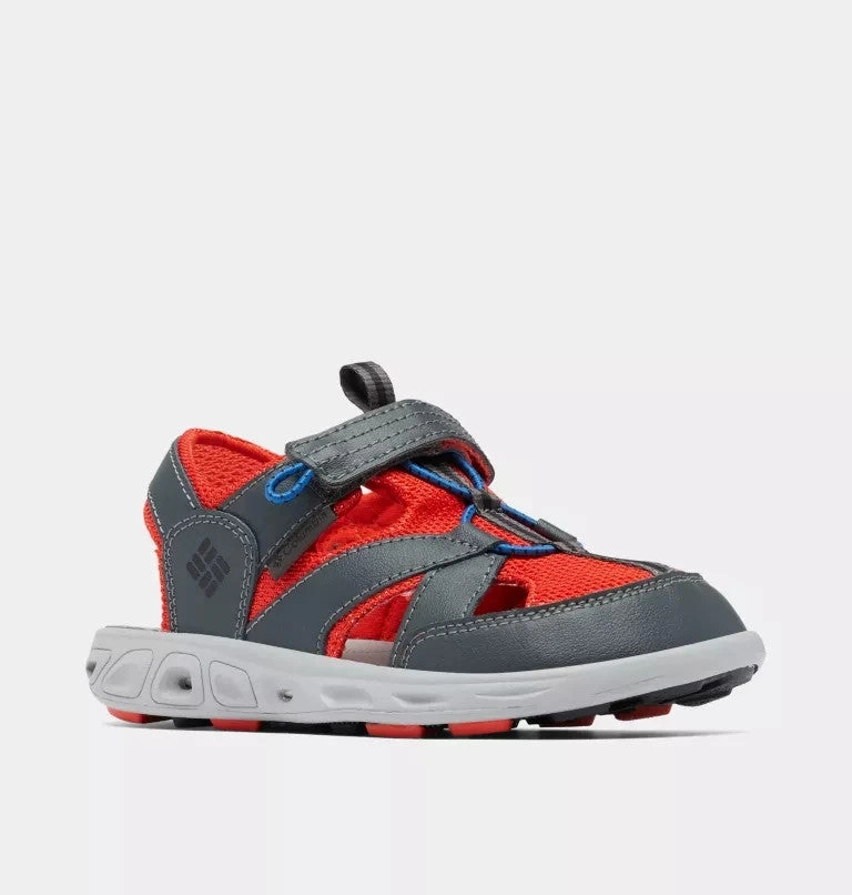 Columbia Techsun Wave 1767561-089 Sandals Kids Gray Adjustable Strap JOBB2125 Sherpa Sandals