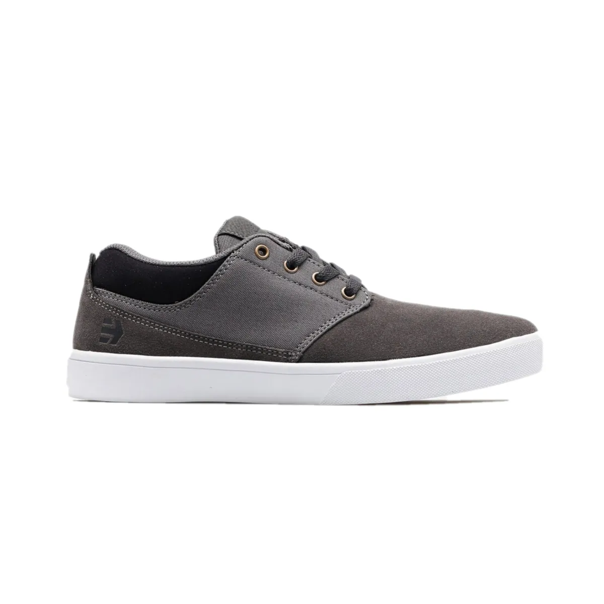 ETNIES 4101000436 020 JAMESON MT MN'S (Medium) Gray Suede & Canvas Skate Shoes Premium Texture