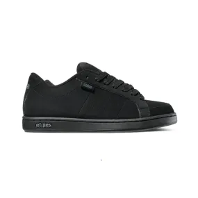 ETNIES 4101000091 003 KINGPIN MN'S (Medium) Black/Black Nubuck & Synthetic Skate Shoes Ventilated Fit Dry Comfort
