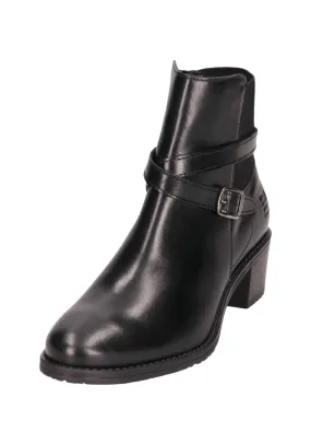 Ruby I Ankle Boot - Black Steel Toe Western Boots