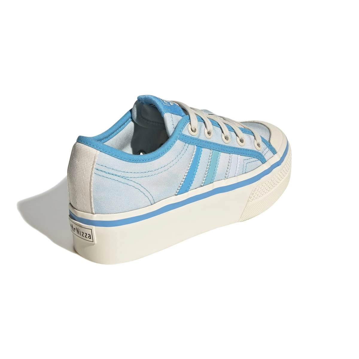 Jungle Path Match Fit ADIDAS GY7052 NIZZA PLATFORM JR'S (Medium) Blue/Rush/White Textile Lifestyle Shoes