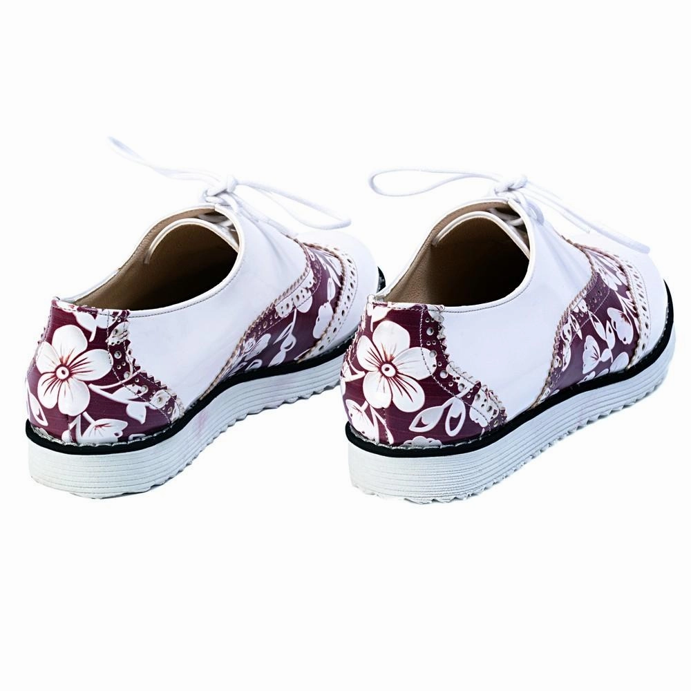 Cool Pop Flowers Oxford Shoes GNG302