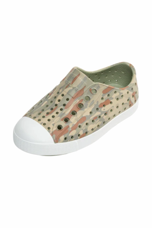 Academy Tennis Shoes Native Jefferson Print Youth - Elm Green