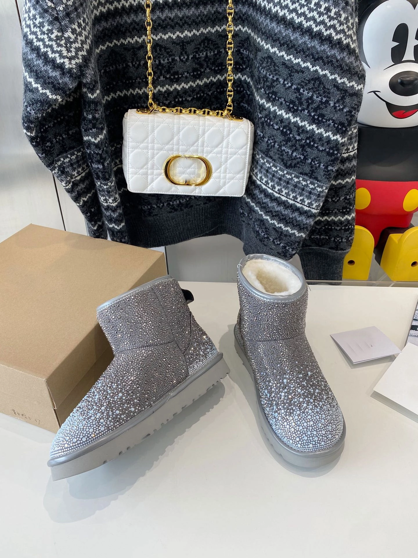 hot drill real fleece fur snow boots casual shoes women warm winter high quality 35-40 Best Sorel Snow Boots