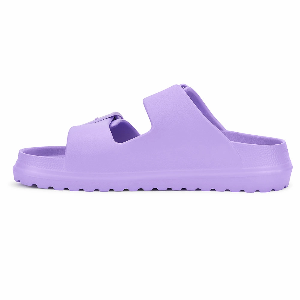 Kitty Shoes Flats A-HA Purple Casual Flat Sandal For Women EASYPRO By Liberty
