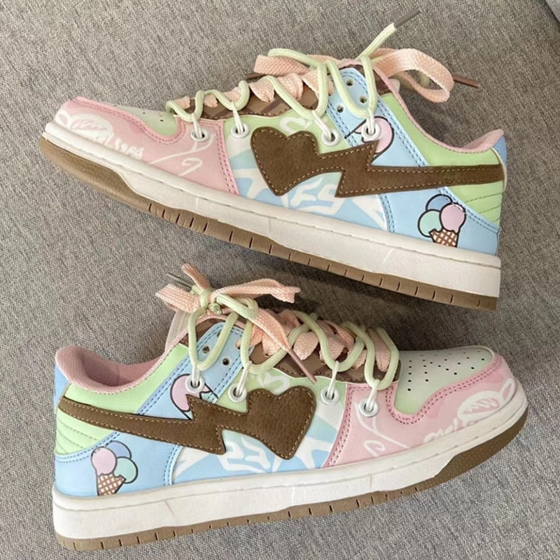 Amozae--Black Friday   Brand Women Sneakers Luxury Vulcanize Shoes Women Casual Footwear Zapatillas Mujer Light Flat Shoes Ladies Plus Size 43 44 Flat Track Shoe