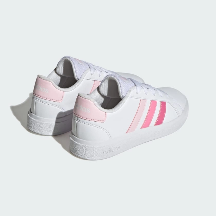 Kids' adidas Grand Court Lifestyle Tennis Lace-Up Shoes