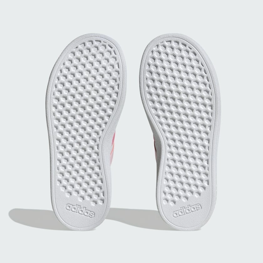 Kids' adidas Grand Court Lifestyle Tennis Lace-Up Shoes