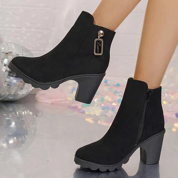 Women's Side-Zipper Pendant High Heel Ankle Boots 82199374C Adidas X Star Wars Shoes