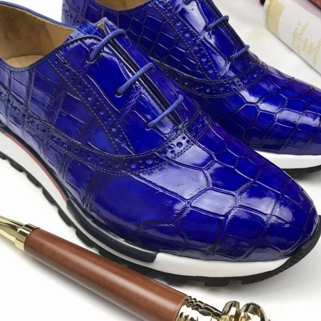 Crocodile Shoes CROCODILE  Sports Shoes Leisure Men's Shoes Asics Gel Foundation 13 Running Shoes