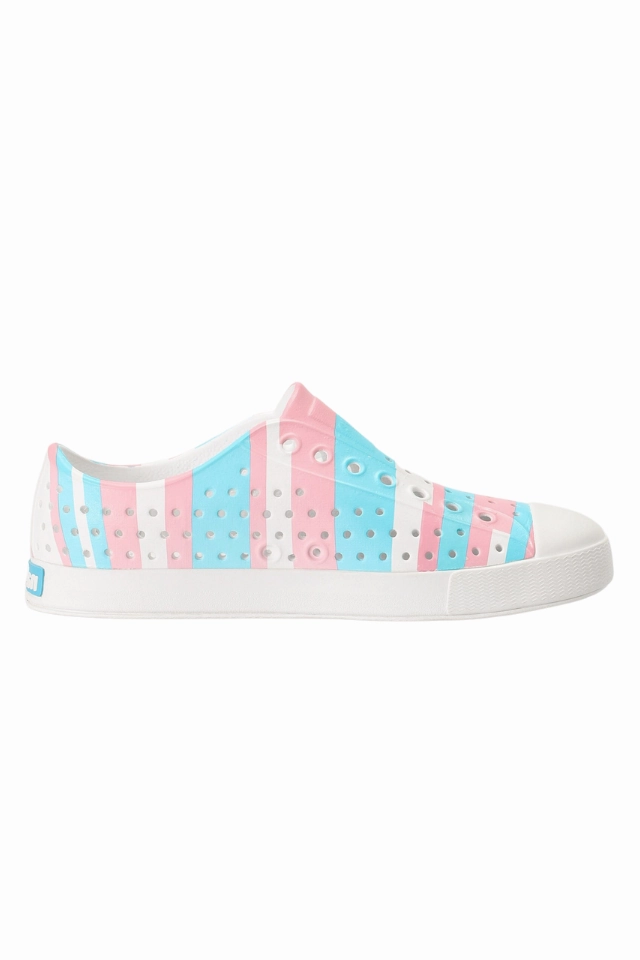Gucci Classic Tennis Shoes Native Jefferson Print Child - Pastel Multi Stripe
