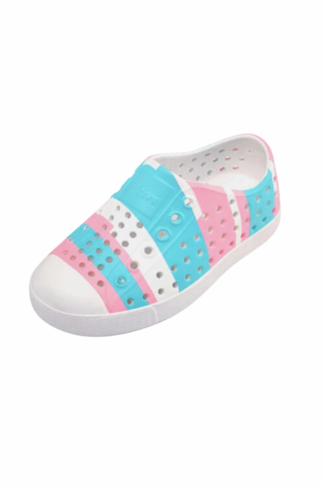 Native Jefferson Print Child - Pastel Multi Stripe Tim Duncan Tennis Shoes
