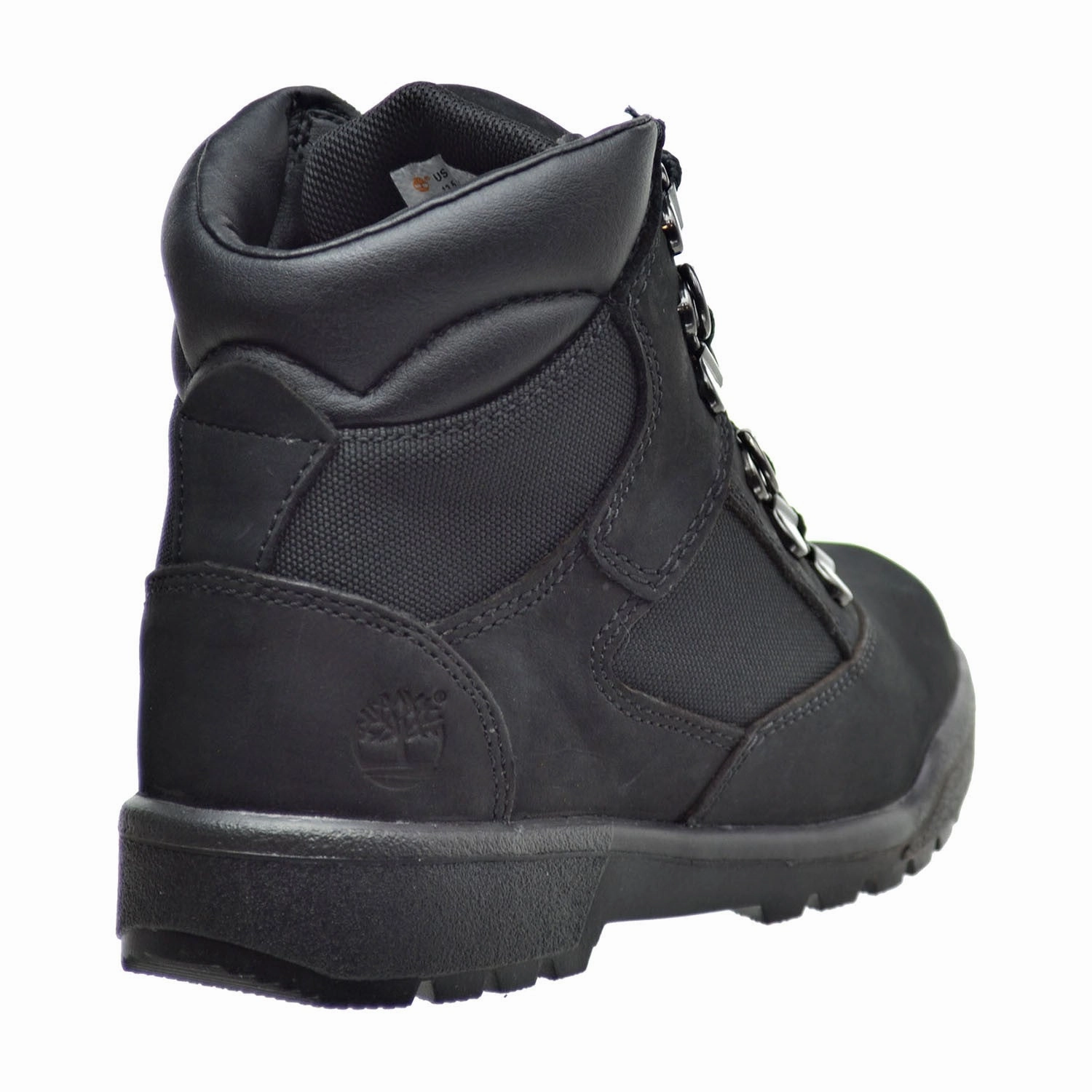 Another Project Hiking Boots Timberland 6 Inch F/L Field Little Kid's Boots Black Nubuck