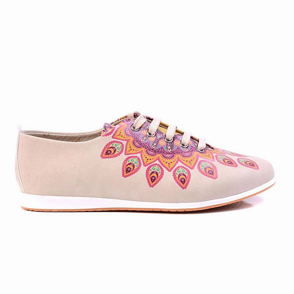 Pink Pattern Ballerinas Shoes SLV184 Memory Foam Dance Fit