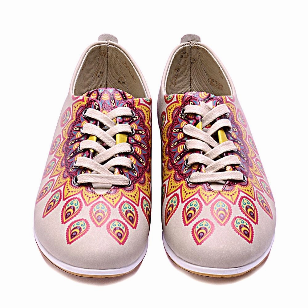 Star Walk Swift Glide Pink Pattern Ballerinas Shoes SLV184