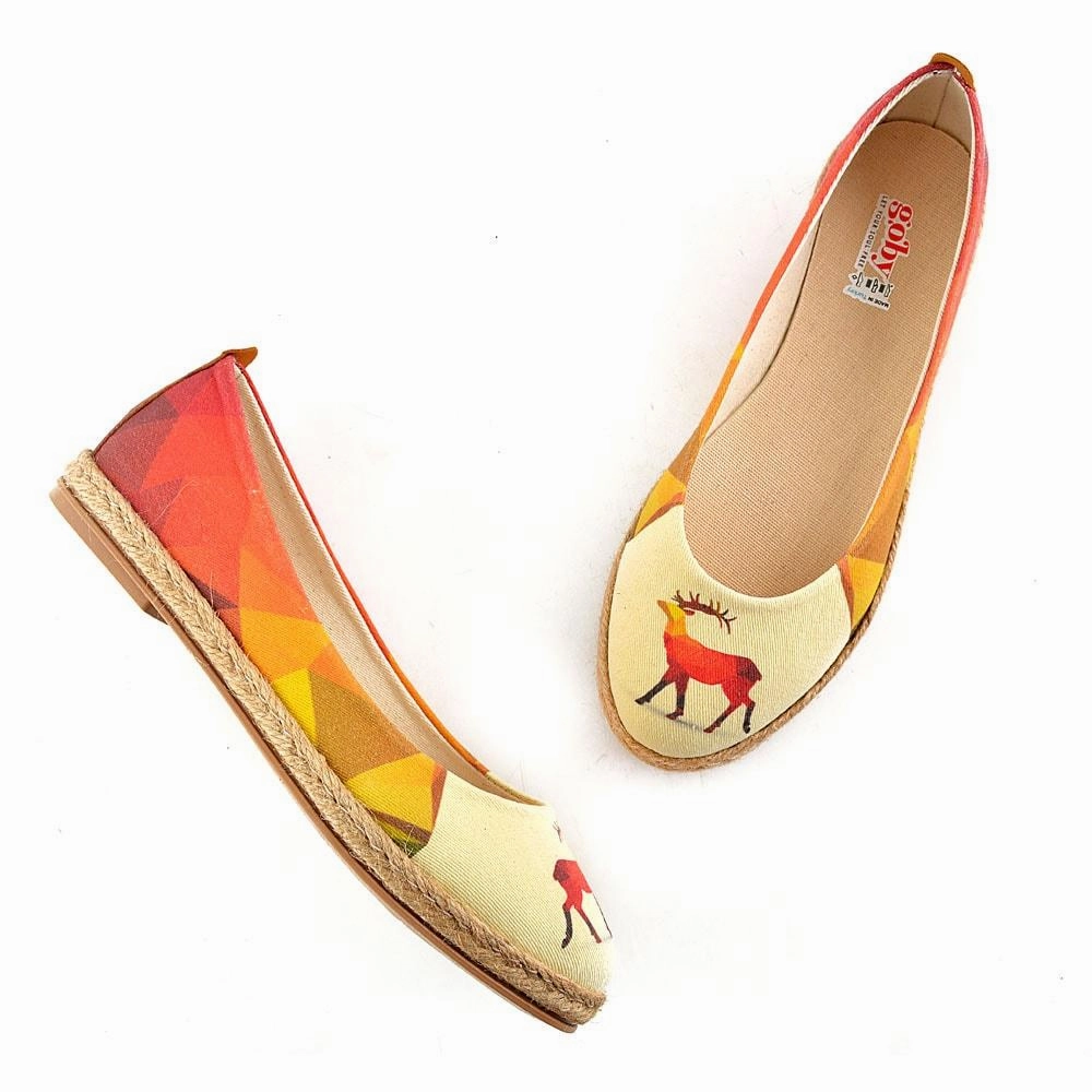 Leather Touch Ballerinas Shoes FBR1227