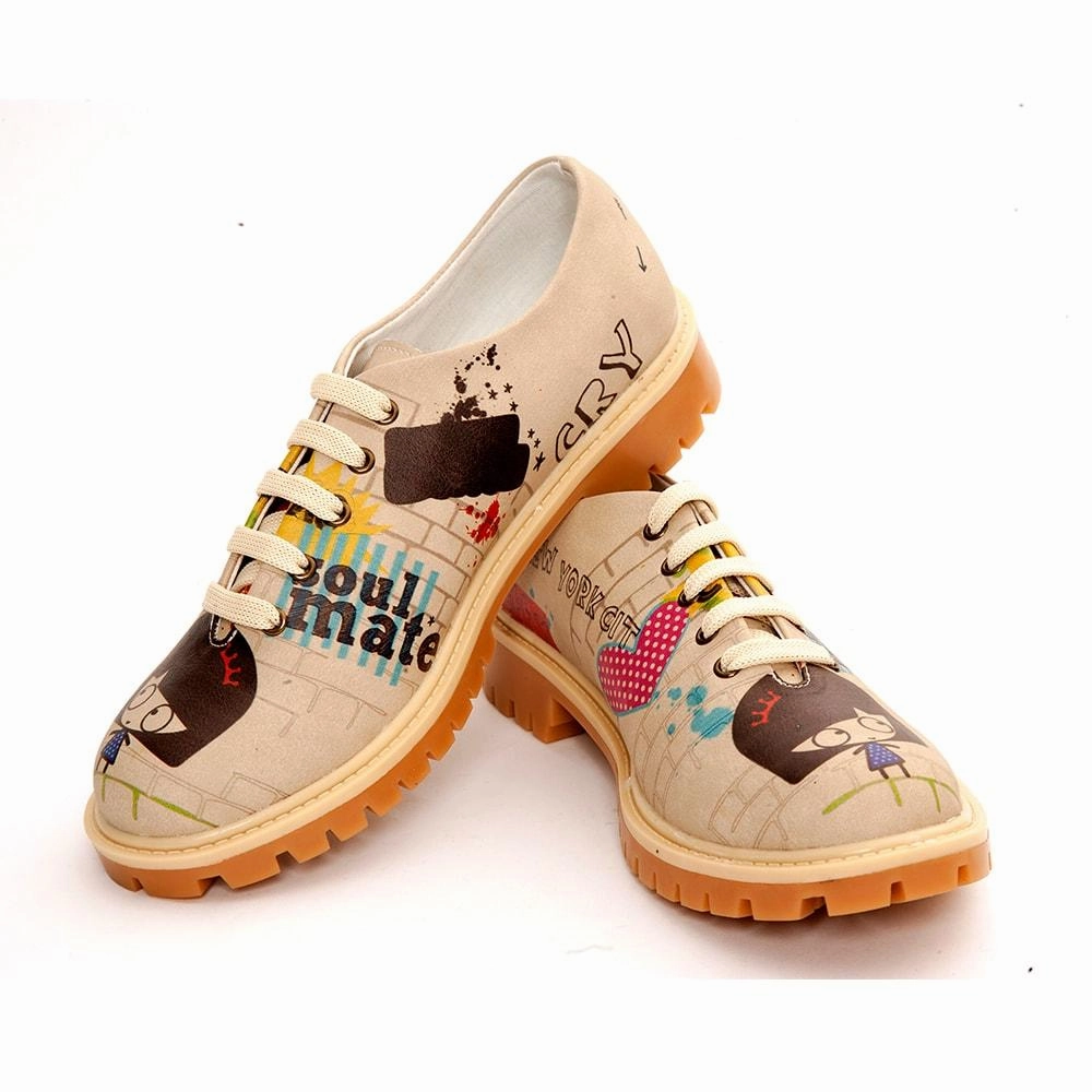 Rock Guard Pretty Blossom Oxford Shoes TMK6504