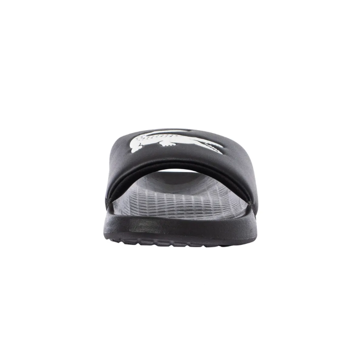 Durable Build LACOSTE 7-45CMA0002312 CROCO 1.0 MN'S (Medium) Black/White Synthetic Sandals