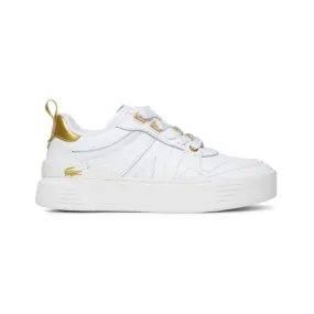 Galaxy Tone City Run LACOSTE 7-45CFA0032216 L002 123 WMN'S (Medium) White/Gold Leather & Synthetic Lifestyle Shoes