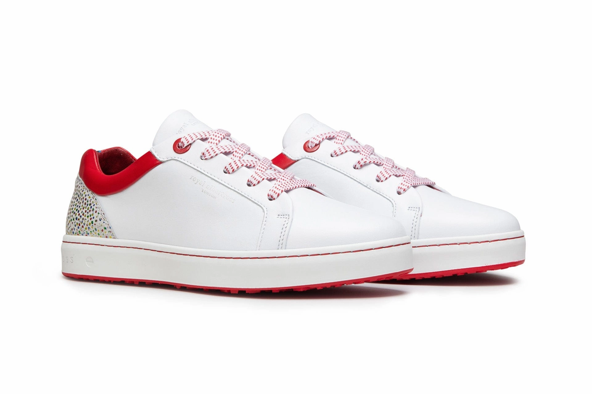 Lady Skye | White Red Black hypoallergenic shoes
