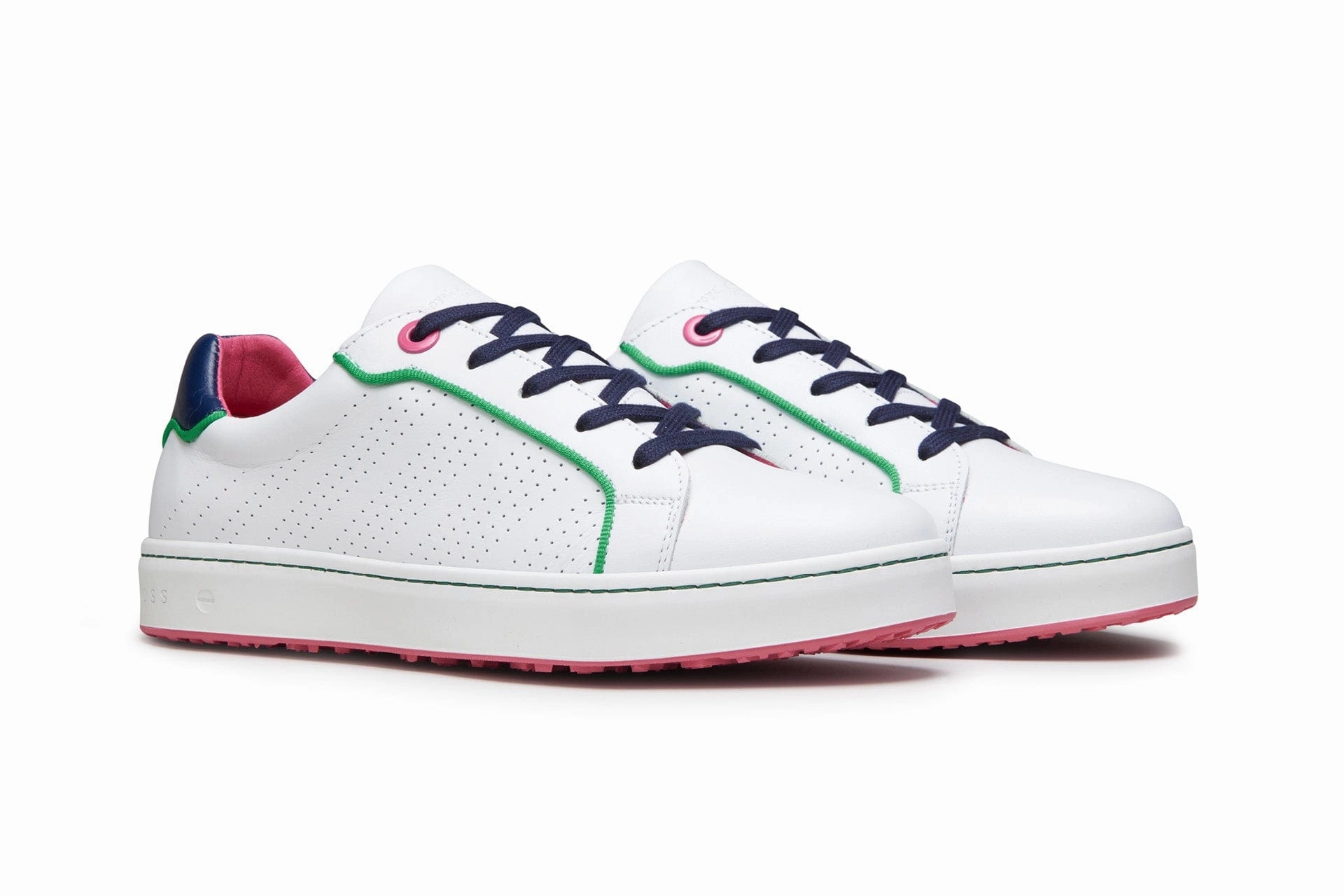 Hampton | White/Navy Walk On Air Easy Fit