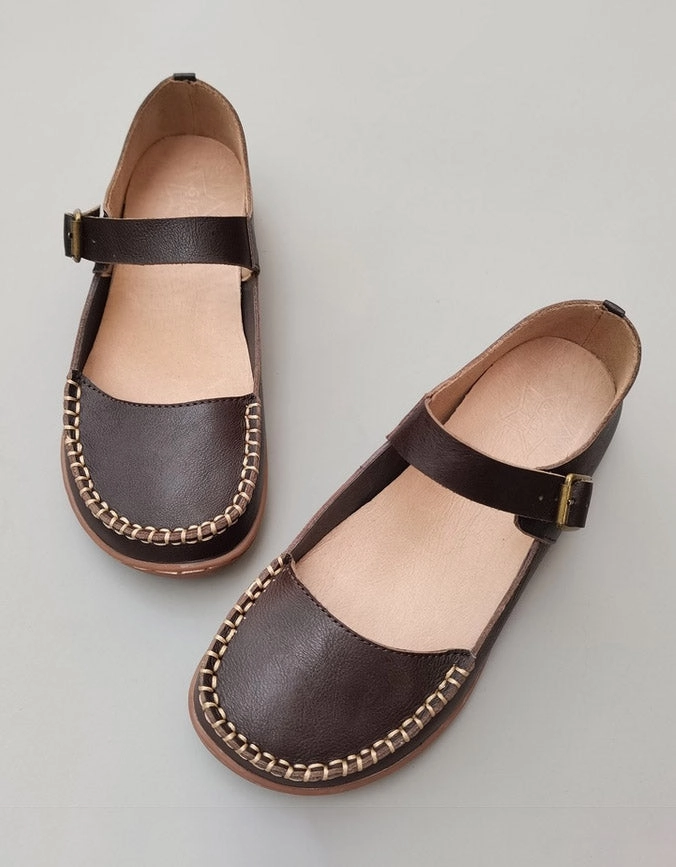 Shoe Flats For Sale Comfortable Rounded Toe Wide Shoes for Women