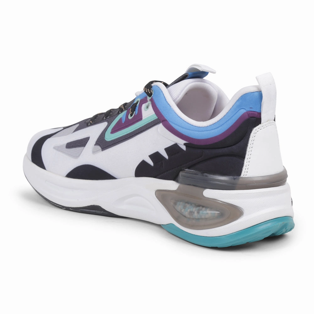 Training Shoes For Walking Leap7x White Sports Lacing Running Shoes For Men HANOVER-1 By Liberty