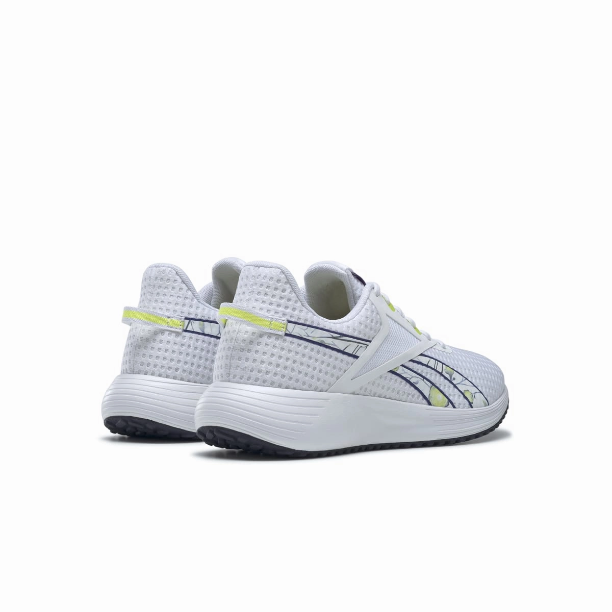 Bounce Support Sport Fit REEBOK GY3978 LITE PLUS 3 WMN'S (Medium) White/Purple/Yellow Mesh Running Shoes