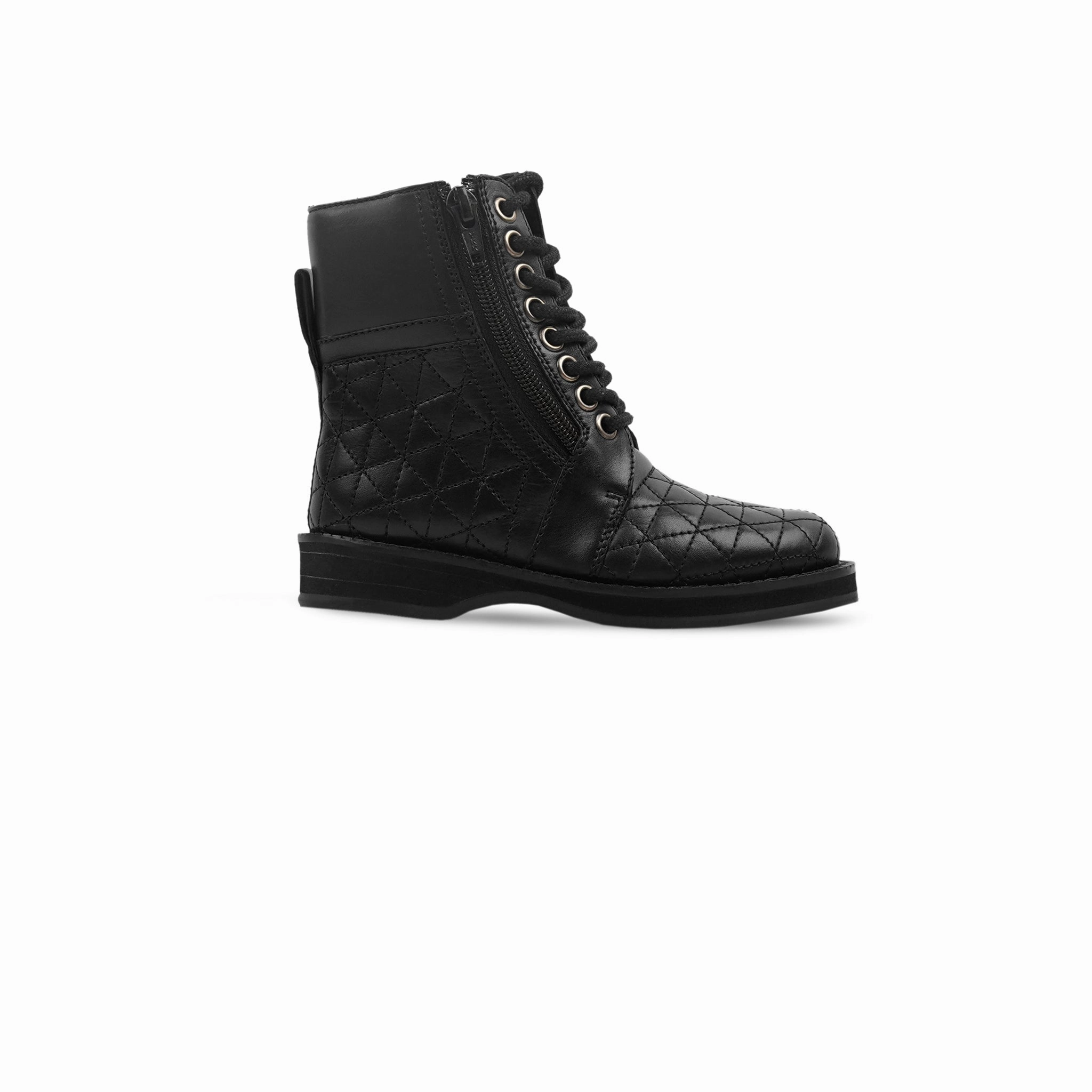 Top Rated Leather Boots Gala - Kid's Black Calf Leather Boot (5-12 Years Old)