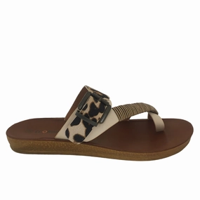 Durable Footwear Gentle Walk CC Resorts Vanessa White/Leopard Print Vegan