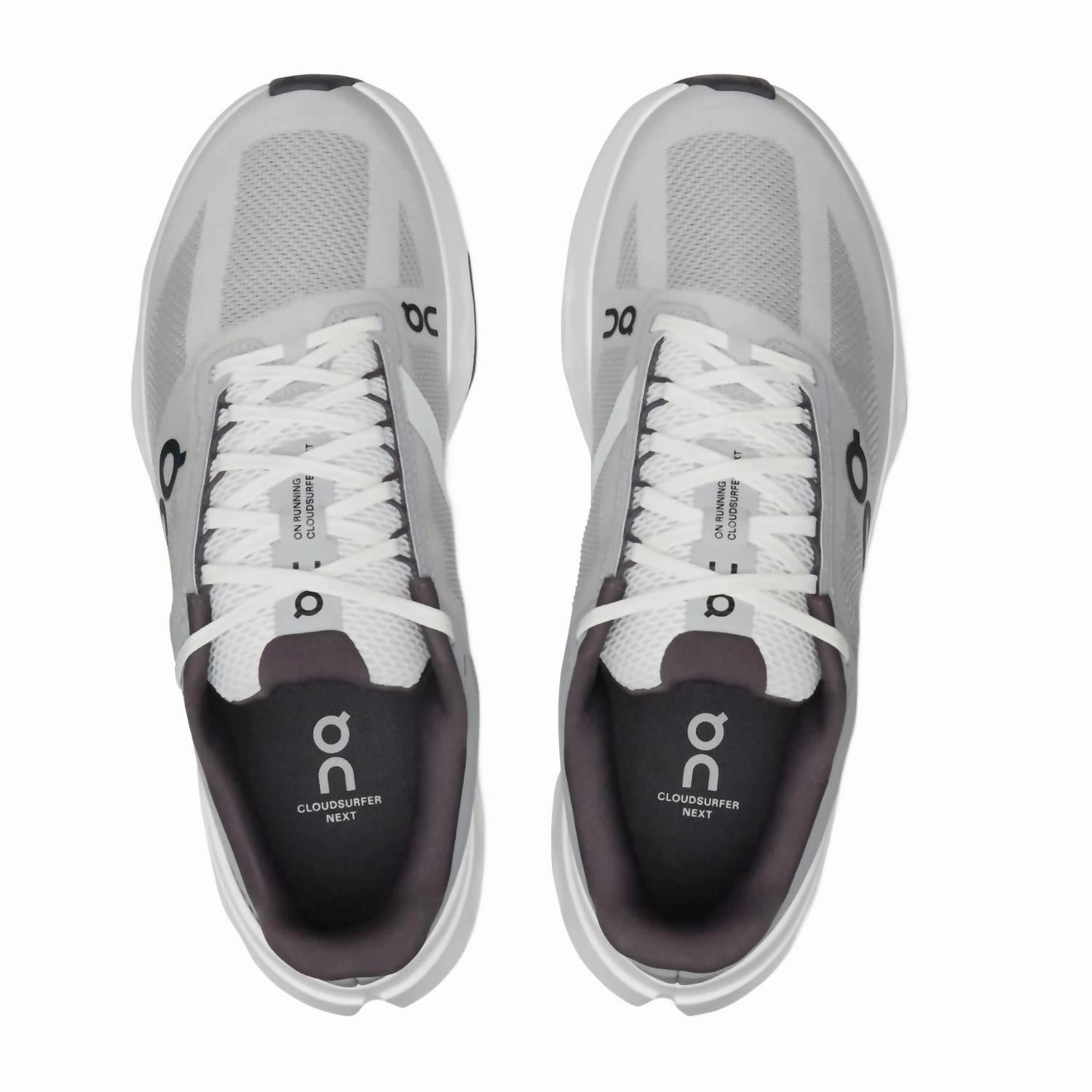 Asics Upcourt Shoes Women's Cloudsurfer Next Running Shoes In Glacier/ White