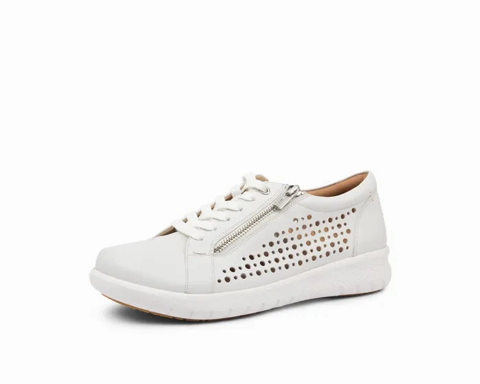 Ziera Shovo XF ZR ~ Tan ~ White ~ Almond ~ Leather Day-to-Day Comfort