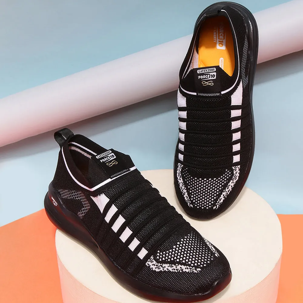 Air Max Bella 2 Training Shoe Force 10 By Liberty Men Sports Black Non Lacing Walking Shoes