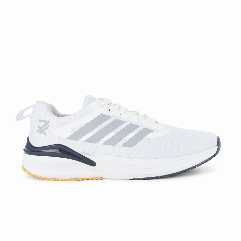 Leap7x White Sports Lacing Running Shoes For Men CAPSICO-1 By Liberty Ultra Boost Training Shoes