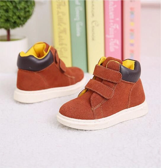 Children Martin Boots Winter Coral Fleece Kids Boots For Girl Shoes With Rubber Soles Of Boys Boots Children Shoes Size