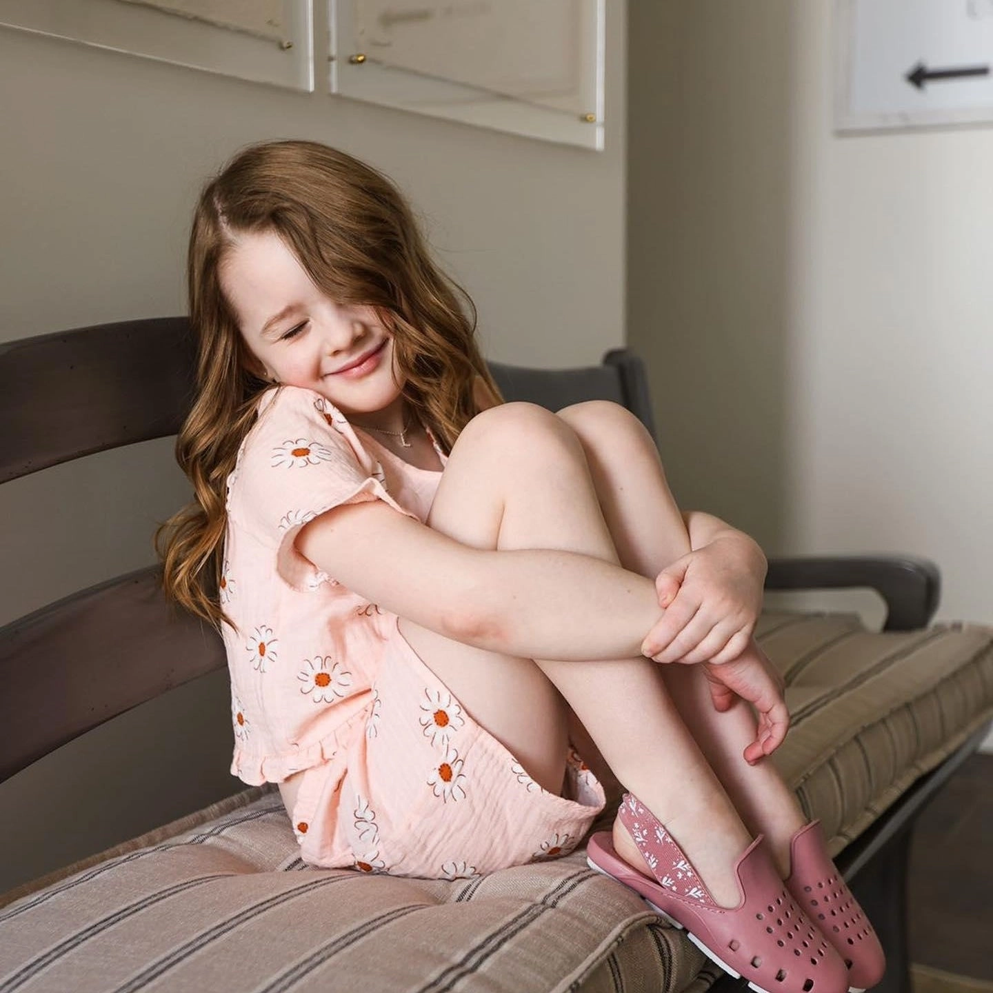 MAUVE BLOSSOM MULE SLINGERS <br><span style="font-size: 8px; font-weight: normal;"> Pink Water Shoes | Soft as a girls jelly shoe Asics Gel Dedicate 8 Tennis Shoes