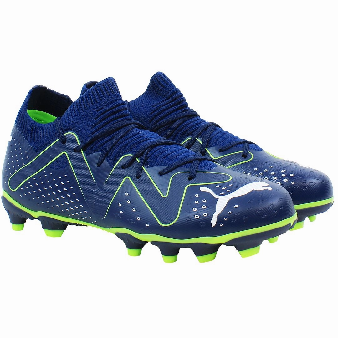 Puma Future Match FG/AG Kids Blue Football Boots Mens Hiking Boots