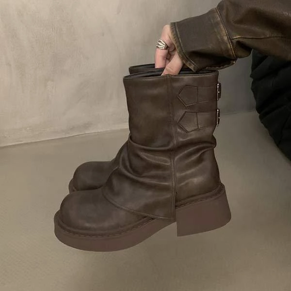 Adidas Shoes Glow In The Dark Women's Retro Thick Sole Martin Boots 90445690C