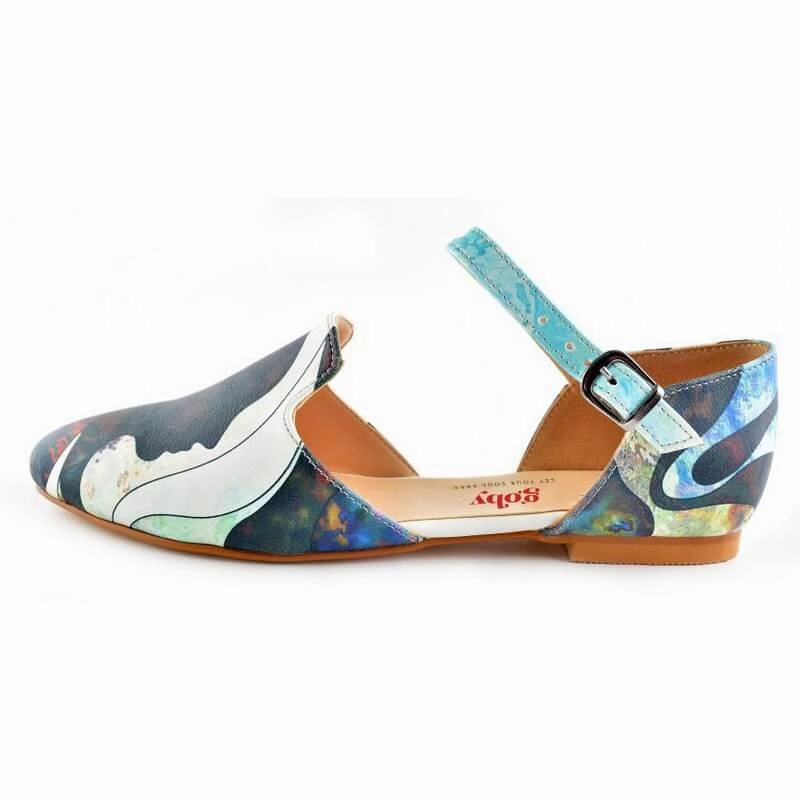 Ballerinas Shoes GRYB102 Vintage Love Gloss Finish