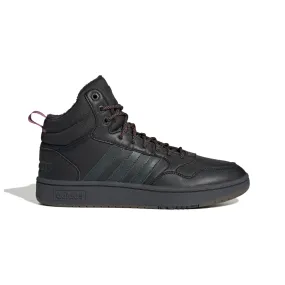 ADIDAS GZ6681 HOOPS MID 3.0 WINTERIZED MN'S (Medium) Black/Green/Gum Synthetic Leather Basketball Shoes Pro Traction Stable base